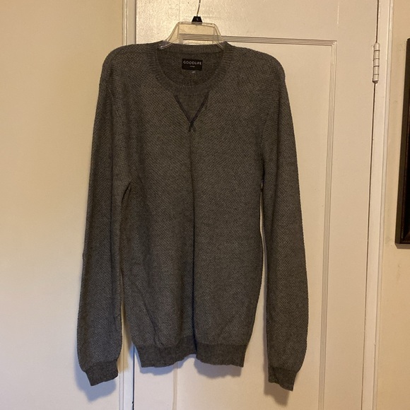 NWT GOODLIFE Slim Fit Crewneck Sweater in grey size XL - Picture 3 of 16